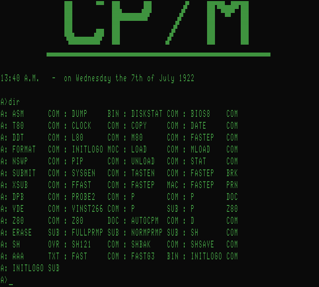 Lowe CP/M mit fast step patch 