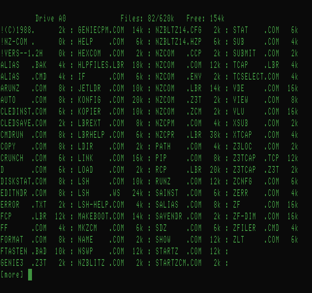 G3 Holte CP/M 2 NZCOM Inhalt