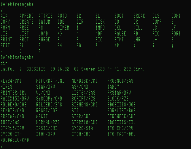 Genie IIIs GDOS 2.4 64Z