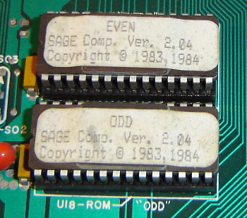 SAGE IV ROMs