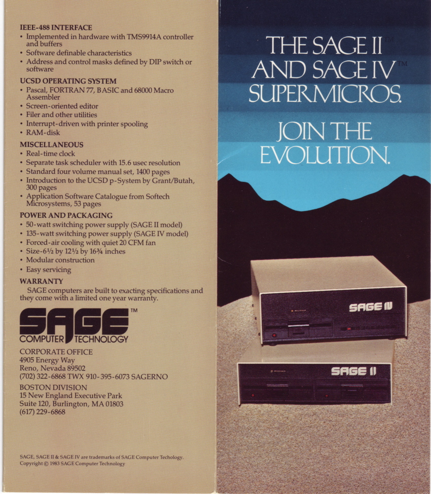 Sage II and Sage IV Supermicros