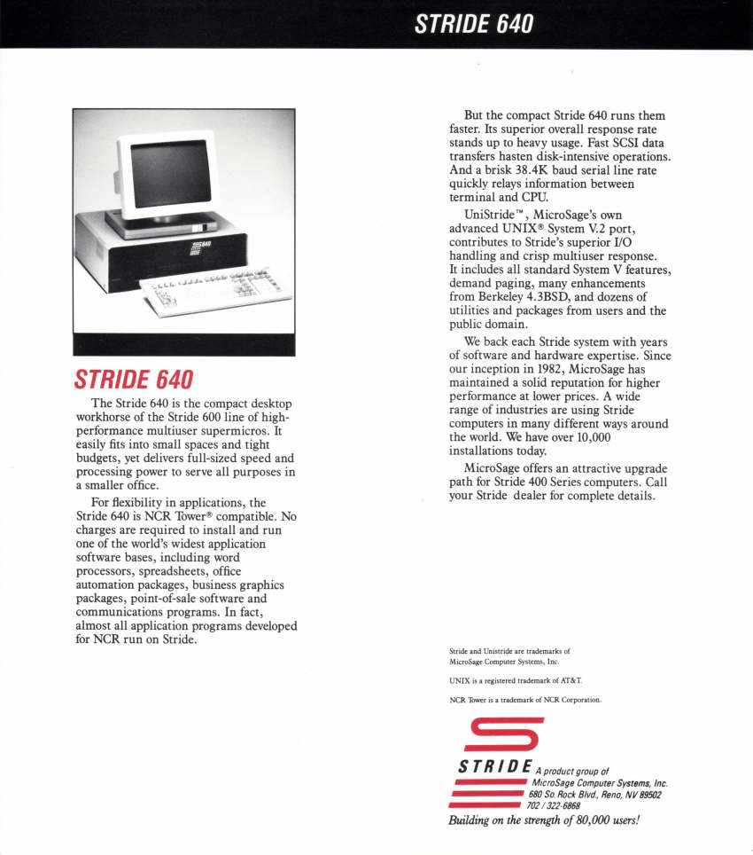 Stride Micro Stride 640