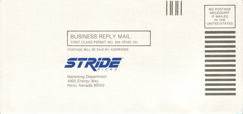 Stride Micro Survey Card